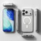 Matinis skaidrus dėklas Apple iPhone 17 Pro telefonui "Ringke Fusion Magnetic Magsafe"