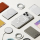 Matinis skaidrus dėklas Apple iPhone 17 Pro telefonui "Ringke Fusion Magnetic Magsafe"
