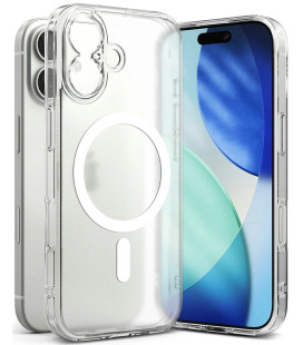 Matinis skaidrus dėklas Apple iPhone 17 telefonui "Ringke Fusion Magnetic Magsafe"