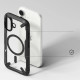 Juodas / skaidrus dėklas Apple iPhone 17 telefonui "Ringke Fusion X Magnetic Magsafe"