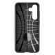 Matinis juodas dėklas Samsung Galaxy S25 FE telefonui "Spigen Rugged Armor"