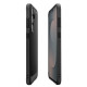 Matinis juodas dėklas Samsung Galaxy S25 FE telefonui "Spigen Rugged Armor"
