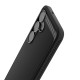 Matinis juodas dėklas Samsung Galaxy S25 FE telefonui "Spigen Rugged Armor"