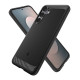 Matinis juodas dėklas Samsung Galaxy S25 FE telefonui "Spigen Rugged Armor"