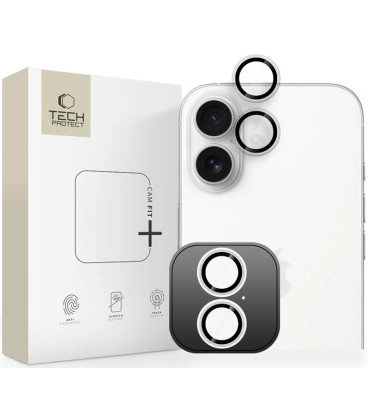 Kameros apsauga Apple iPhone 16 / 16 Plus / 17 telefonui "Tech-Protect CamRing Fit+"