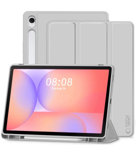 Pilkas atverčiamas dėklas Samsung Galaxy Tab S9 11.0 / S9 FE / S10 FE / S10 LITE 10.9 planšetei "Tech-Protect SC"