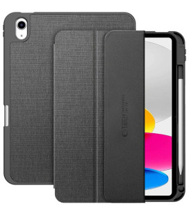 Pilkas atverčiamas dėklas Apple iPad 10.9” 10 / 2022 / 11” 11 / 2025 planšetei "Tech-Protect SC Canvas"