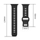Juoda / oranžinė apyrankė Apple Watch 8 / 9 / 10 / 11 / SE / ULTRA (44 / 45 / 46 / 49 MM) "Tech-Protect Iconband Line"