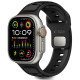 Juoda apyrankė Apple Watch 8 / 9 / 10 / 11 / SE / ULTRA (44 / 45 / 46 / 49 MM) "Tech-Protect Iconband Line"