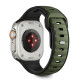 Juoda / žalia apyrankė Apple Watch 8 / 9 / 10 / 11 / SE / ULTRA (44 / 45 / 46 / 49 MM) "Tech-Protect Iconband Line"