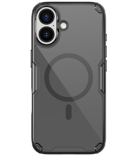Juodas / skaidrus dėklas Apple iPhone 17 telefonui "Nillkin Nature TPU PRO Magnetic Cover"