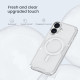 Juodas / skaidrus dėklas Apple iPhone 17 telefonui "Nillkin Nature TPU PRO Magnetic Cover"