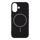 Juodas dėklas Apple iPhone 17 telefonui "OBAL:ME MagNetix Matte TPU Cover"