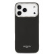 Juodas dėklas Apple iPhone 17 Pro Max telefonui "Lacoste PU Leather Champs Elysees MagSafe Case"