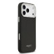 Juodas dėklas Apple iPhone 17 Pro Max telefonui "Lacoste PU Leather Champs Elysees MagSafe Case"