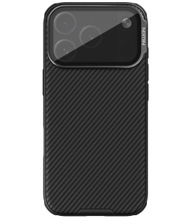 Juodas dėklas Apple iPhone 17 Pro / 18 Pro telefonui "Nillkin CamShield Prop Magnetic Case"