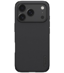 Juodas dėklas Apple iPhone 17 Pro / 18 Pro telefonui "Nillkin Super Frosted Pro"