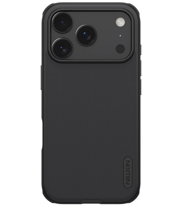 Juodas dėklas Apple iPhone 17 Pro / 18 Pro telefonui "Nillkin Super Frosted Pro"