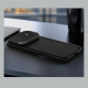 Juodas dėklas Apple iPhone 17 Pro / 18 Pro telefonui "Nillkin CamShield Prop Case"