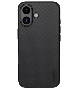 Juodas dėklas Apple iPhone 17 telefonui "Nillkin Super Frosted Pro"