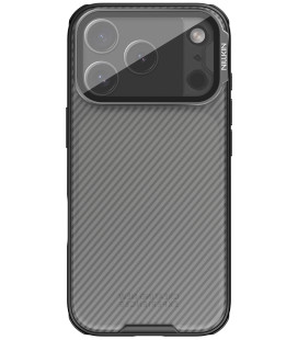 Juodas / skaidrus dėklas Apple iPhone 17 Pro / 18 Pro telefonui "Nillkin CamShield Prop Case"