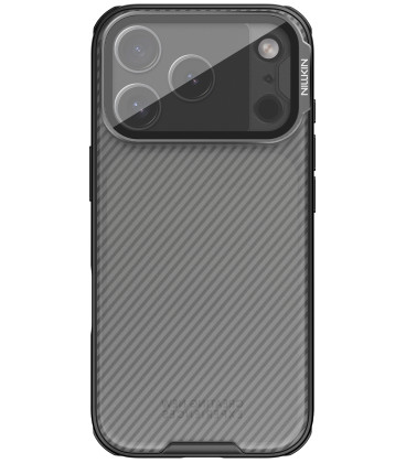 Juodas / skaidrus dėklas Apple iPhone 17 Pro / 18 Pro telefonui "Nillkin CamShield Prop Case"