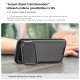 Juodas / skaidrus dėklas Apple iPhone 17 Pro / 18 Pro telefonui "Nillkin CamShield Prop Case"