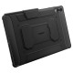 Juodas atverčiamas dėklas Samsung Galaxy Tab S11 Ultra 14.6 planšetei "Spigen Rugged Armor PRO"
