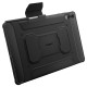Juodas atverčiamas dėklas Samsung Galaxy Tab S11 Ultra 14.6 planšetei "Spigen Rugged Armor PRO"