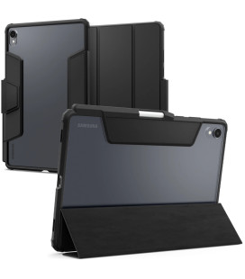 Juodas atverčiamas dėklas Samsung Galaxy Tab S11 11.0 X730 / X736 planšetei "Spigen Ultra Hybrid PRO"