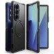 Juodas dėklas Samsung Galaxy Z Fold 7 telefonui "Ringke Alles Magnetic Magsafe"