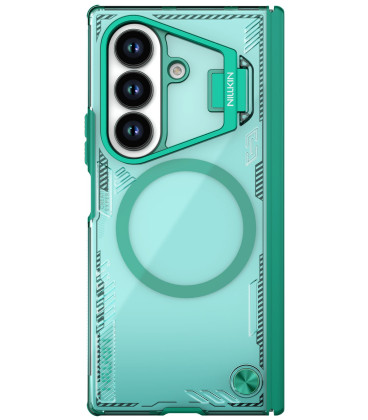 Žalias dėklas Samsung Galaxy Z Fold 7 telefonui "Nillkin Iceblade Prop Magnetic Cover"