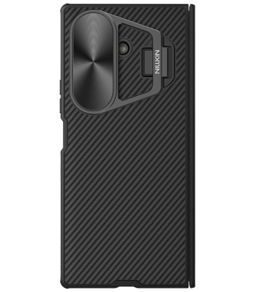 Juodas dėklas Samsung Galaxy Z Fold 7 telefonui "Nillkin CamShield Prop Magnetic Case"