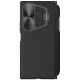 Juodas dėklas Samsung Galaxy Z Fold 7 telefonui "Nillkin CamShield Prop Magnetic Pen Slot Case"