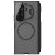 Juodas / skaidrus dėklas Samsung Galaxy Z Fold 7 telefonui "Nillkin CamShield Prop Magnetic Pen Slot Case"