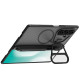 Juodas / skaidrus dėklas Samsung Galaxy Z Fold 7 telefonui "Nillkin CamShield Prop Magnetic Pen Slot Case"