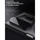 Juodas / skaidrus dėklas Samsung Galaxy Z Fold 7 telefonui "Nillkin CamShield Prop Magnetic Pen Slot Case"