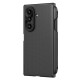 Juodas dėklas Samsung Galaxy Z Fold 7 telefonui "Nillkin Super Frosted FOLD Magnetic Pen Slot Back Cover"