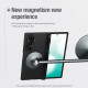 Žalias dėklas Samsung Galaxy Z Fold 7 telefonui "Nillkin Super Frosted FOLD Magnetic Pen Slot Back Cover"