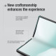 Žalias dėklas Samsung Galaxy Z Fold 7 telefonui "Nillkin Super Frosted FOLD Magnetic Pen Slot Back Cover"