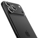 Sidabrinė kameros apsauga Apple iPhone 16 Pro / Max / 17 Pro / Max kamerai "Spigen Optik Pro EZ Fit Camera Protector 2-Pack"