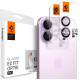 Purpurinė kameros apsauga Apple iPhone 16 / 16 Plus / 17 kamerai "Spigen Optik Pro EZ Fit Camera Protector 2-Pack"