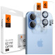 Mėlyna kameros apsauga Apple iPhone 16 / 16 Plus / 17 kamerai "Spigen Optik Pro EZ Fit Camera Protector 2-Pack"