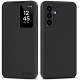 Matinis juodas atverčiamas dėklas Samsung Galaxy A17 / A18 / A26 4G / 5G telefonui "Tech-Protect Smart Wallet"