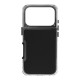 Juodas / skaidrus dėklas Apple iPhone 17 Pro Max telefonui "Matrix Case"