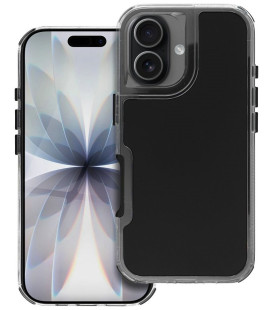 Juodas / skaidrus dėklas Apple iPhone 17 telefonui "Matrix Case"
