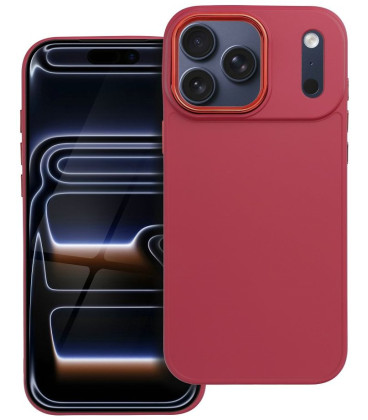 Raudonas dėklas Apple iPhone 17 Pro Max telefonui "Frame Case"