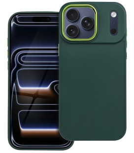 Žalias dėklas Apple iPhone 17 Pro Max telefonui "Frame Case"