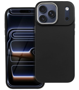 Juodas dėklas Apple iPhone 17 Pro Max telefonui "Frame Case"