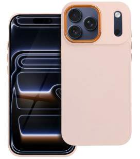 Rožinis dėklas Apple iPhone 17 Pro Max telefonui "Frame Case"